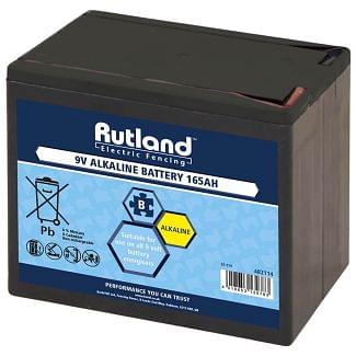 Rutland Electric Fencing 9 Volt Battery 165Ah