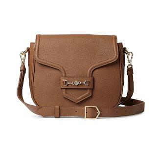 Fairfax & Favor Ladies Fitzwilliam Saddle Bag-Tan Leather