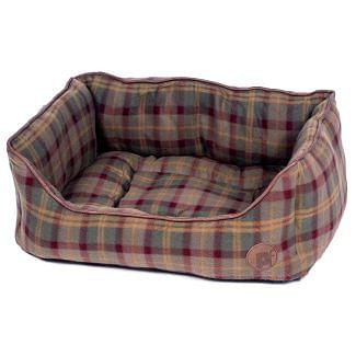  Petface Country Check Square Dog Bed