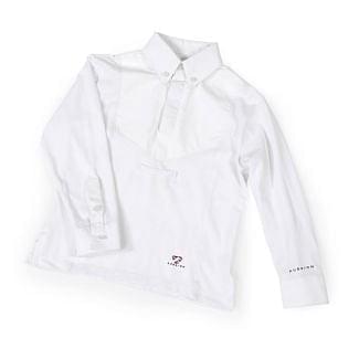 Shires Childrens Aubrion Long Sleeve Tie Show Shirt