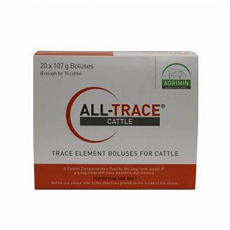 Agrimin All-Trace Element Bolus for Cattle 107g 20 Pack