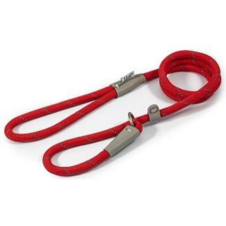 Ancol Rope Slip Dog Lead Red