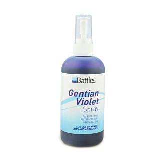 Battles Gentian Violet Spray - Chelford Farm Supplies 