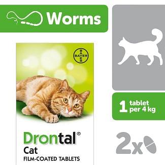 Drontal Cat Worming Tablets 