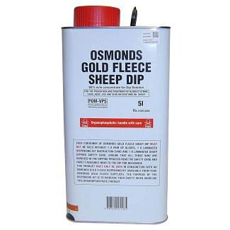 Bimeda Osmonds Gold Fleece Sheep Dip 5l - Chelford Farm Supplies
