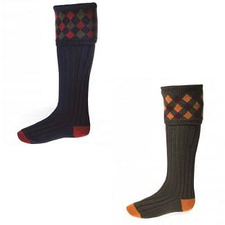 House of Cheviot Mens Chequers Socks