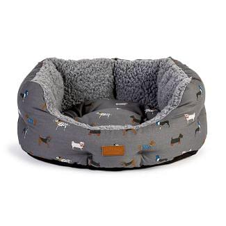 Danish Design FatFace Marching Dogs Deluxe Slumber Dog Bed - Chelford Farm Supplies
