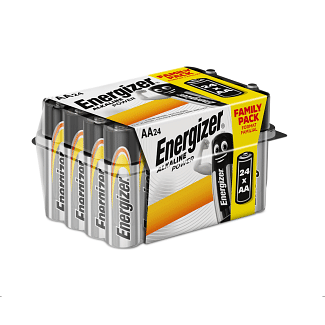 Energizer AA Alkaline Power Home Pack Batteries Pack of 24