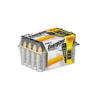 Energizer AAA Alkaline Power Home Pack Batteries Pack of 24