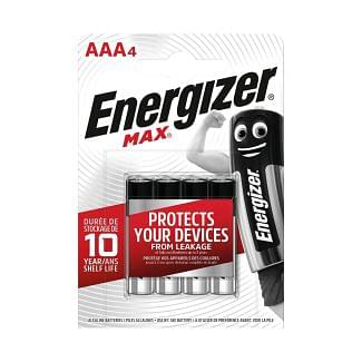Energizer MAX AAA Batteries 4 Pack | Chelford Farm Supplies