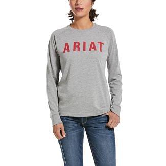 Ariat Ladies Rebar CottonStrong Block Long Sleeve T-Shirt