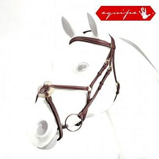 Equipe Figure Of 8 Padded Bridle Brown