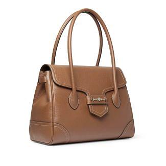 Fairfax & Favor Ladies Fitzwilliam Tote Handbag-Tan Leather