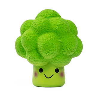 Petface Foodie Faces Latex Broccoli Dog Toy