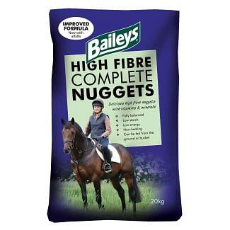Baileys High Fibre Complete Nuggets Horse Feed 20KG