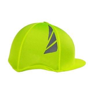 Hy Equestrian HyVIZ Reflector Hat Cover Yellow - Chelford Farm Supplies