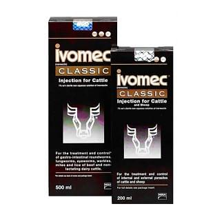 Ivomec Classic Injection Wormer for Cattle & Sheep