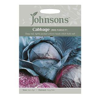 Johnsons Cabbage Red Fuego F1 Seeds