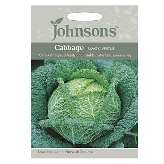 Johnsons Cabbage Savoy Vertus Seeds