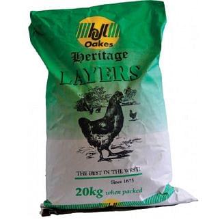 H J Lea Oakes Heritage Layers Meal 20kg