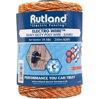 Rutland 6mm Jumbo Electro-Wire Orange