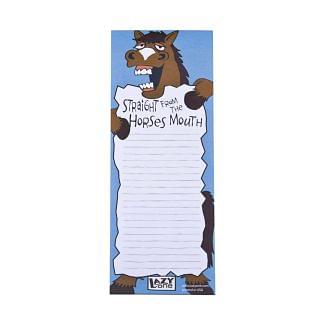 LazyOne Magnetic Notepad Straight From The Horse's Mouth