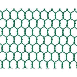 PVC Green Wire Netting 500mm X 13mm 10m