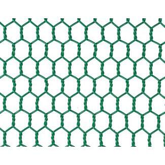 PVC Green Wire Netting 500mm X 25mm 10m