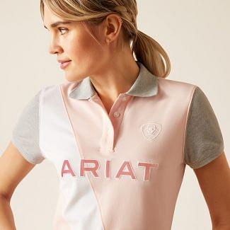 Ariat Womens Ascent 1/4 Zip Short Sleeve Show Shirt