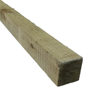 Sawn Timber Rail Treated Green 50mm (W) x 50mm (D) x 3.6m (L)