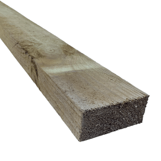 Sawn Timber Rail Treated Green 87mm (W) x 38mm (D) x 3.6m (L)