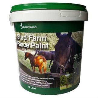 Bird Brand Stud Farm Fence Paint 10L Dark Brown