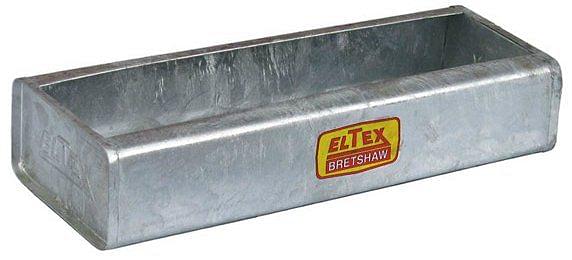 Galvanised Adult Poultry Trough 18"